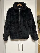 Supreme Black Coats, Faux Fur Outer Shell Jackets for Men Supreme Black Coats, Faux Fur Outer Shell Jackets for Men