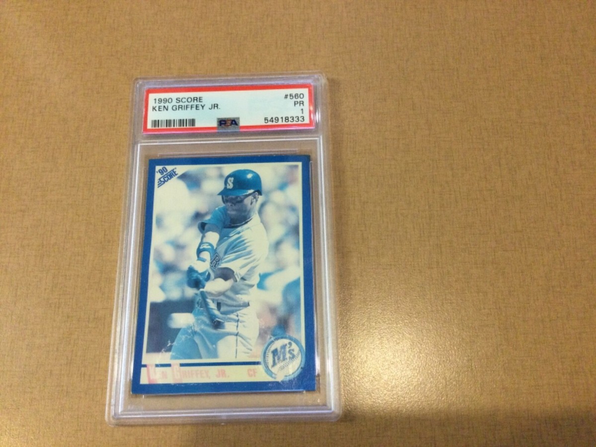 1990 Score Ken Griffey Jr. #560 Error Card No Red or Yellow