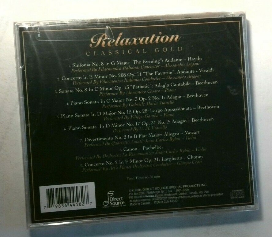 Relaxation Classical Gold [New CD] | eBay