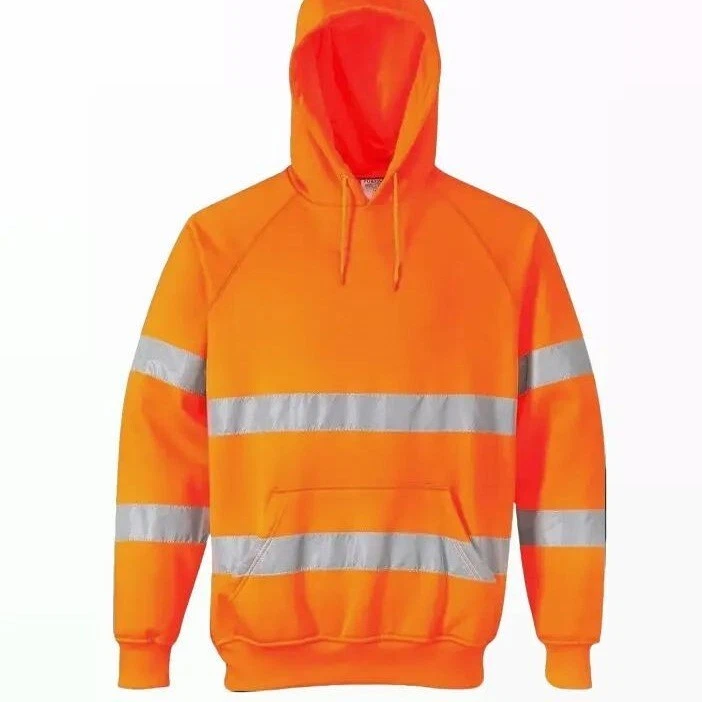 Hi-Vis Safety Hoodie – High Visibility Reflective Workwear Pullover Sweatshirt
Opens in a new window