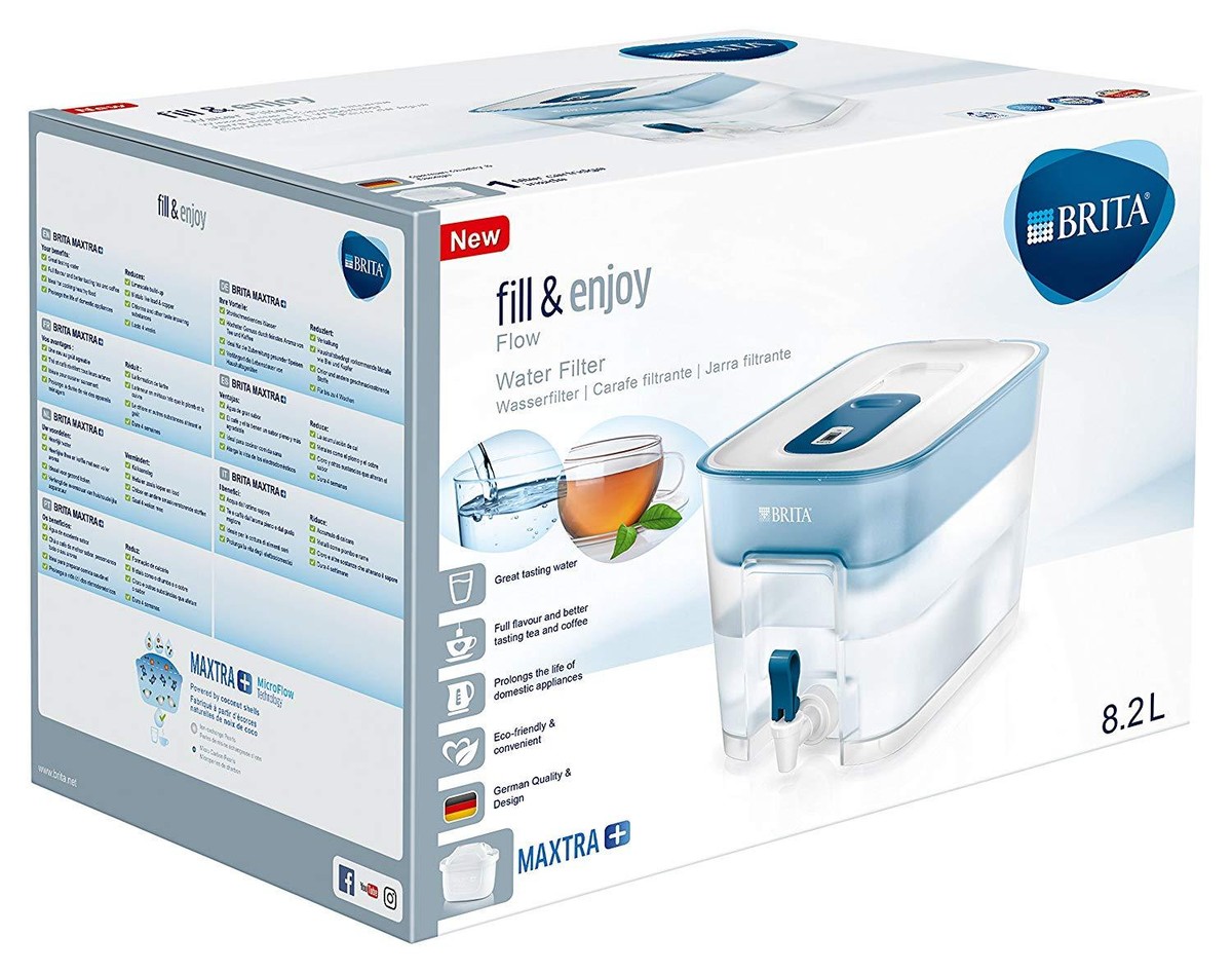 BRITA Flow Maxtra+ 8.2L Water Filter Tank Optimax Fridge Filter