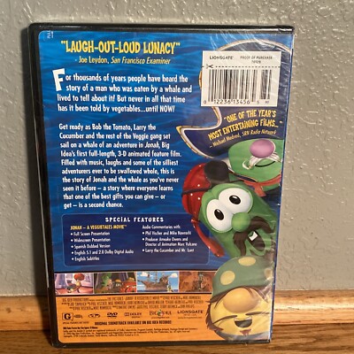 Jonah: A VeggieTales Movie 20th Anniversary New Sealed Jonah: A VeggieTales Movie 20th Anniversary New Sealed