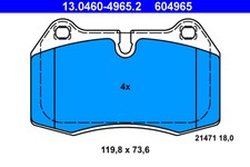 Plaquette de frein Ferrari 550