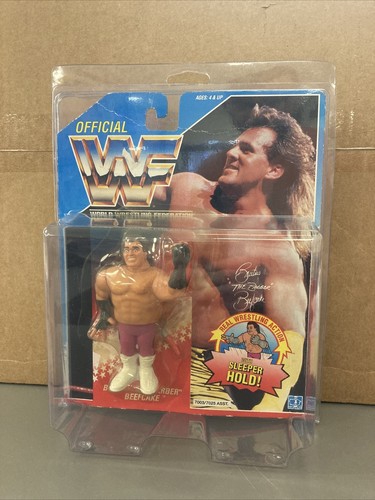 WWF Brutus The Barber Beefcake MOC Hasbro Series 1...