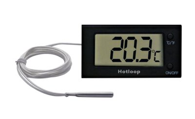 Black Digital Cooking Thermometer High Accuracy Easy Read Oven Grill Probe