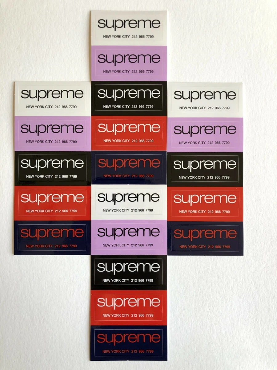 Supreme Shop Mini Sticker 100 Authentic SS20 Season