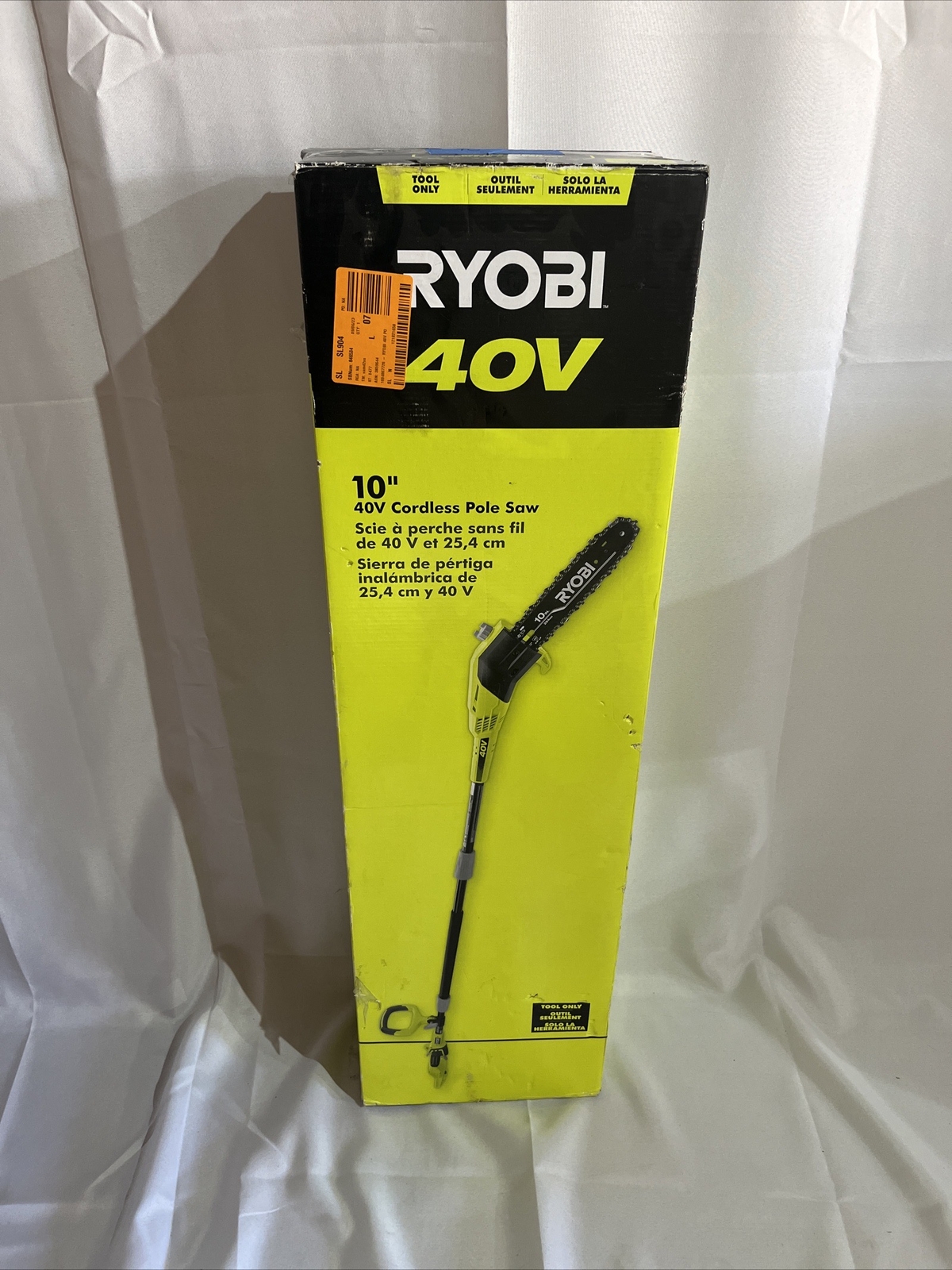 Ryobi RY40506BTL 10 inch 40V Cordless Battery Pole Saw (ToolOnly