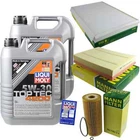 Liqui Moly 10L 5W-30 Engine Oil + Mann Filter VW Crafter 30-50 Box 2E_ 2.5 Tdi