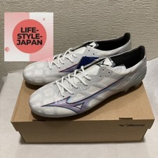 MIZUNO ALPHA ELITE P1GA236209 White Ignition Red Blue Men Soccer Cleats Shoes