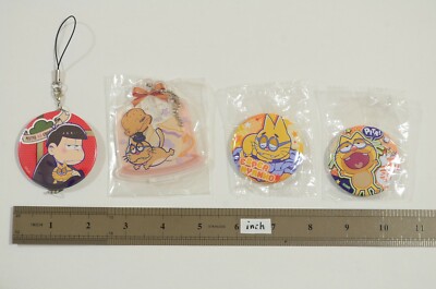 Osomatsu san Esper Nyanko Set Keychain, Can badge Pin button Japan /o567