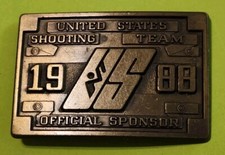 Buckle Olympics 1988 United States Shooting Team Seoul Korea