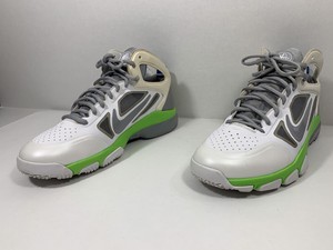 nike zoom grey and green