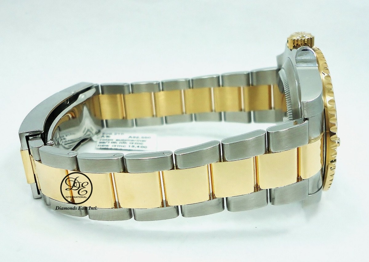 Rolex Submariner 116613LN Oyster 18K Yellow Gold & SS Black