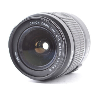 Near Mint】Canon EF-S 18-55mm f/3.5-5.6 III Zoom lens From Japan
