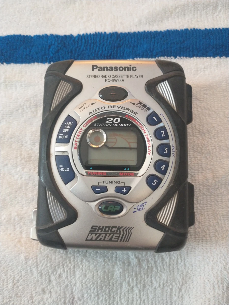 パナソニック ショックウェーブ Panasonic RQ-SW44V 美品 Panasonic RQ-SW44V Shock Wave AMFM Radio Cassette Player. Read