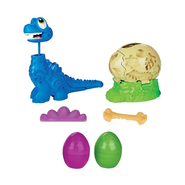 Play-Doh Dino Crew Bronto Ei Dinosaurier Spielzeug Kinder Ab 3 Jahre 2 Eier-image