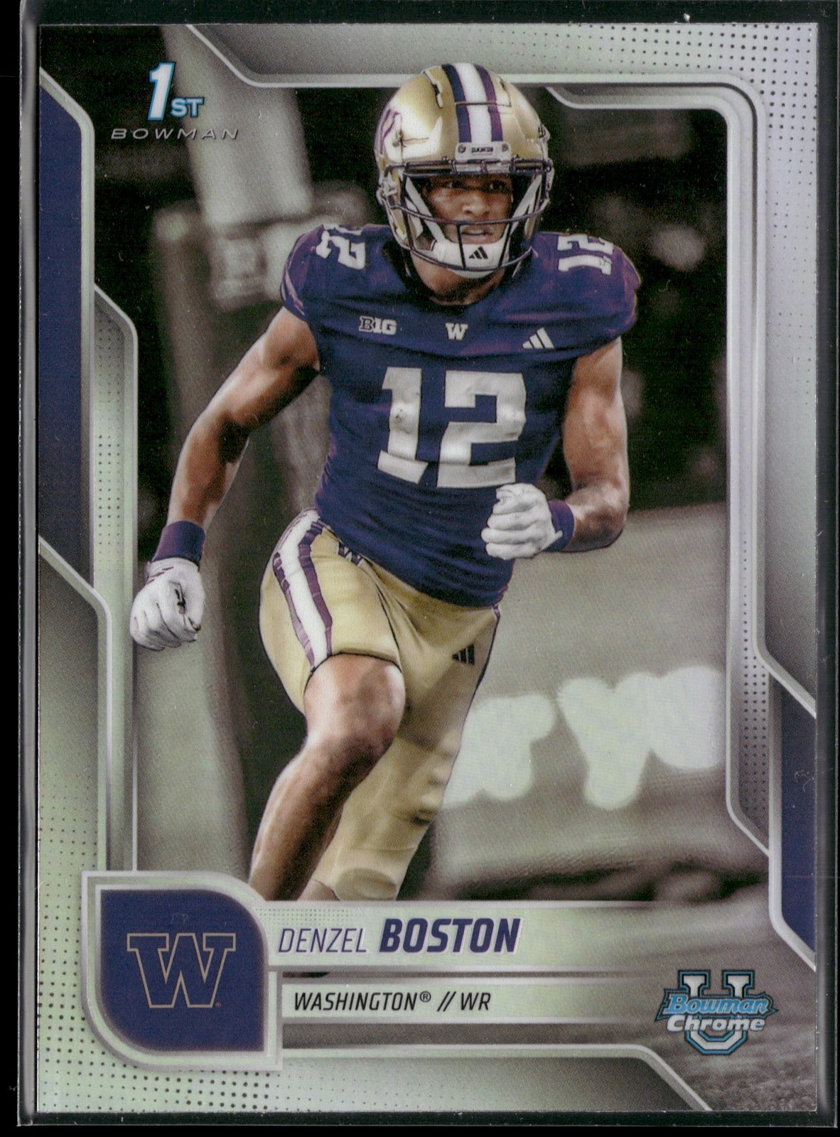2025 Bowman University Chrome #34 Denzel Boston Refractor