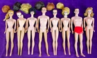 8 FIXER Doll LOT Vintage Miss BARBIE BL Body Ponytail BUBBLE FQ 6 Wigs Ken BIN!