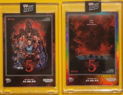 Topps Now Stranger Things Base & Short Print Lucky Hit Cards 11.26.25 STRA-SP01