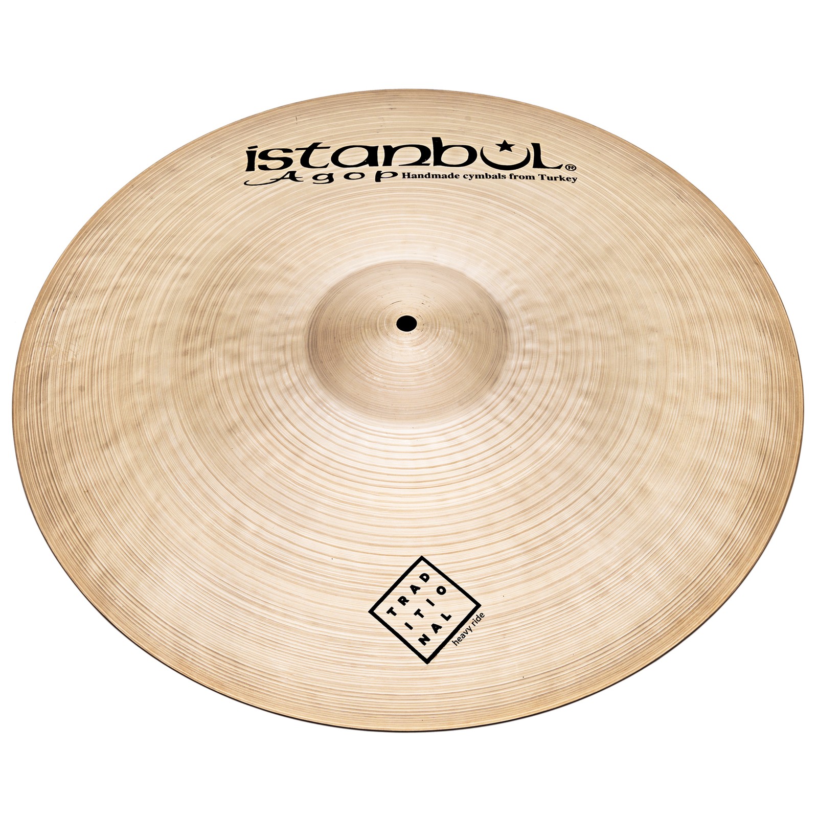 Istanbul 22"" Agop Traditional Heavy Ride Cymbal IHVR22