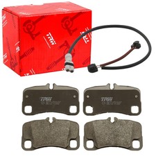 TRW BREMSBELÄGE + WARNKONTAKTE HINTEN passend für PORSCHE 911 997