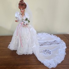 Vintage Barbie One Of A Kind Customized Doll  Wedding Dress Clothing Set