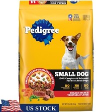 Complete Nutrition Small Dog Dry Dog Food Steak Vegetable Flavor 14lbs Kibble US 1.92 per pound