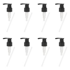 8 Pcs Soap Dispenser Pump Heads for Standard 24/410 Neck Size, Black