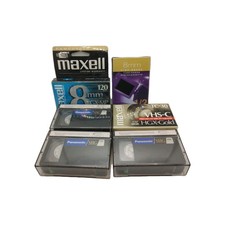 Wholesale Lot Of 6 - Camcorder Tapes 3 New  3 Used - 8mm - SHG  VHS-C