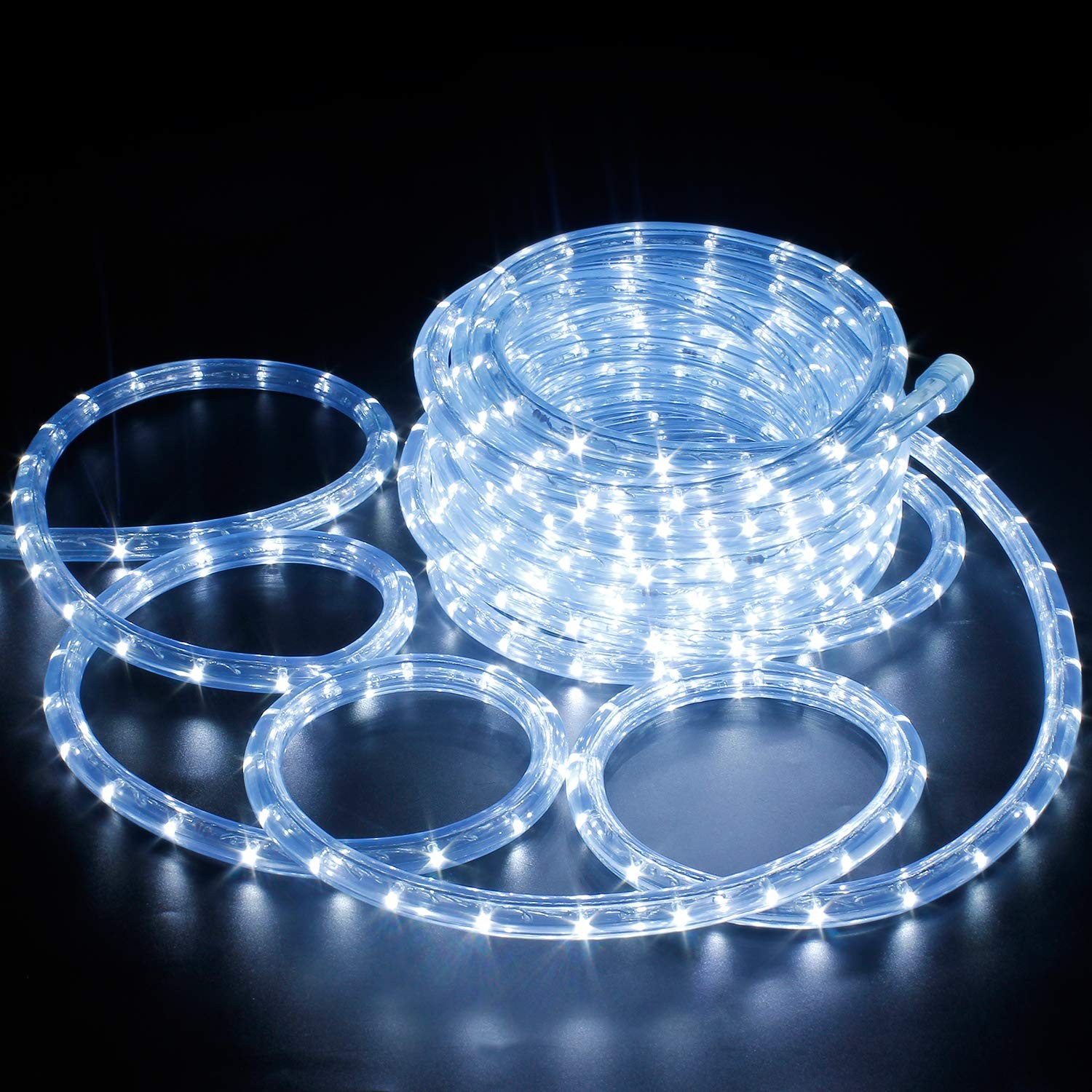 Tube Lumineux LED 10m Extérieur Blanc Chaud pour Jardin et Fêtes