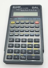 Sharp Scientific Calculator EL-506G D.A.L. With Slide-On Hard Case