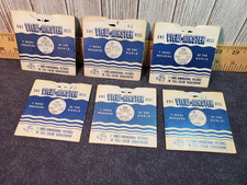 Vtg 1950's Sawyer's View-Master Reels Mixed Lot of 6 With Sleeves