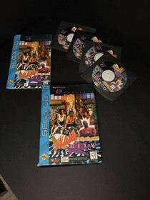 Slam City with Scottie Pippen Sega CD 1994 Basketball CIB Tested + Working
