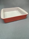 Pyrex Vintage Flamingo Pink Square Baking Dish 8x8 #222  Excellent Condition MCM