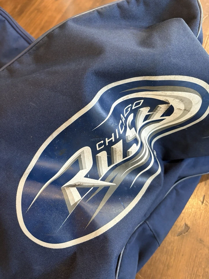 Bolso de Lona Equipo Emitido por el Equipo Chicago Rush AFL Auténtico Usado en Excelente Condición Raro Foto 4 de 4