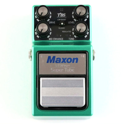 Maxon ST9Pro+ Super Tube Gitarren-Effekt-Pedal 4PDT True Bypass neu aus Japan