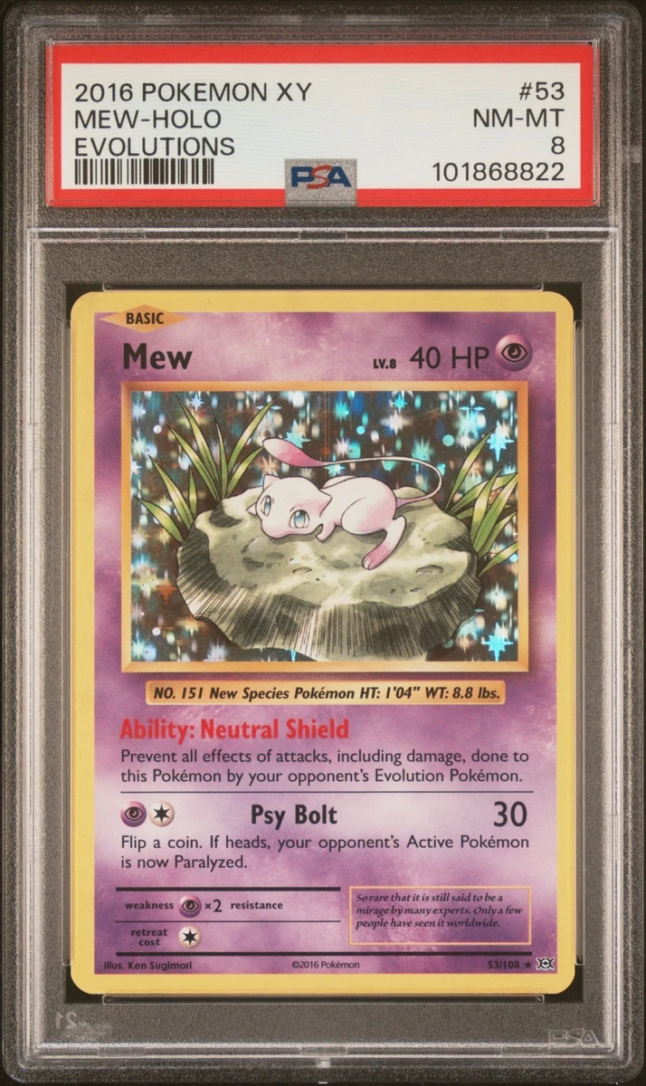 Pokmon Mew Pokmon TCG Evolutions Individual Collectible Card Game Cards for sale | eBay Pokmon Mew Pokmon TCG Evolutions Individual Collectible Card Game Cards for sale | eBay