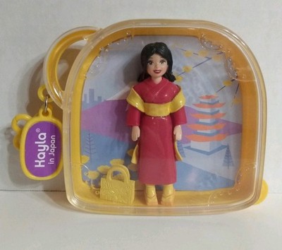 Mattel Polly Pocket Kayla In Japan Postcard Pals Carry Case Doll