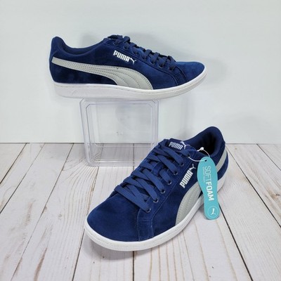 New Puma Vikky Blue Velvet Sneakers Size 6.5