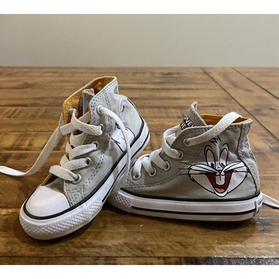Converse x Looney Tunes Chuck Taylor All Star High Top Bugs Bunny Sz6 Infant Exc