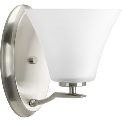 Progress Lighting P2004-09 1 Light 7.25''W Bath Vanity Fixture - Nickel