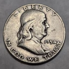 1954 Silver Franklin Half Dollar Not Cleaned $1.00 To Start No Reserve!