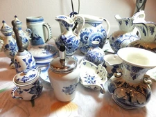 Unique and  Delft blue hand painted Holland collection for sale group 2