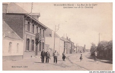 AUTO-AFOP23-1084-59 - WALLERS - La rue de la Gare