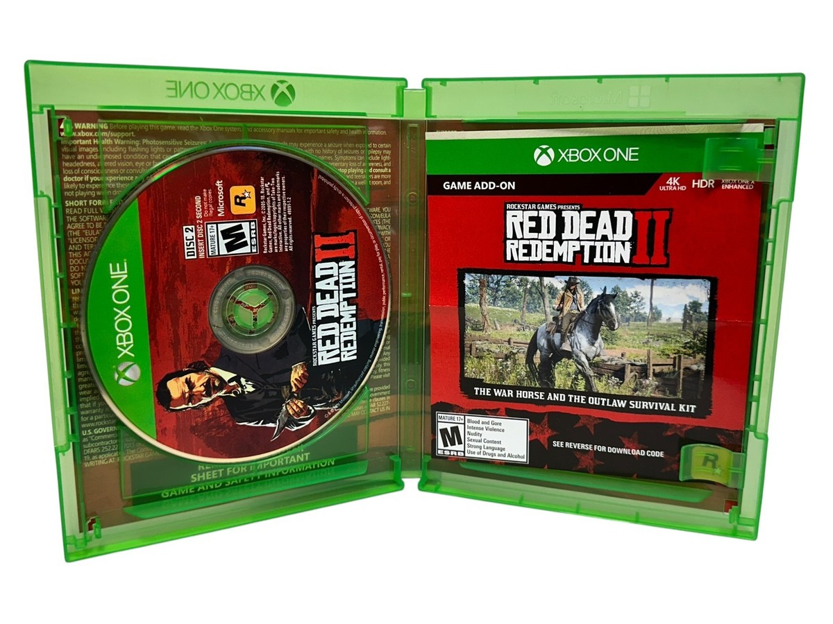 Red Dead Redemption II 2 special edition Xbox One, 2018 (Disc 2