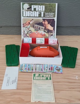 EUC 1974 Pro Draft Board Game by Parker Brothers W/ All 50 Pro Cards  ~COMPLETE~