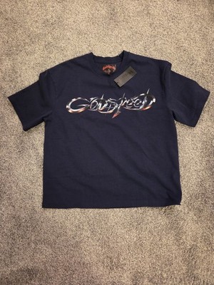Blue Godspeed New Age Logo T-Shirt - Medium- New With Tags