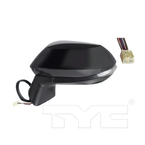Side Mirror for 20-22 Toyota Corolla Power Heated w/Signal w/o Blindspot Left