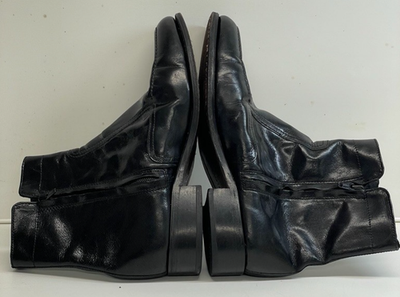 Florsheim Duke Men\'s Size 7-1/2 3E Black Leather Side Zip Bike Toe Boot 11087-01 Duke Bike Toe Zipper Boot Men main image 3