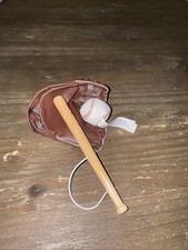 Build A Bear BaseBall Glove, Ball And Bat Accessories